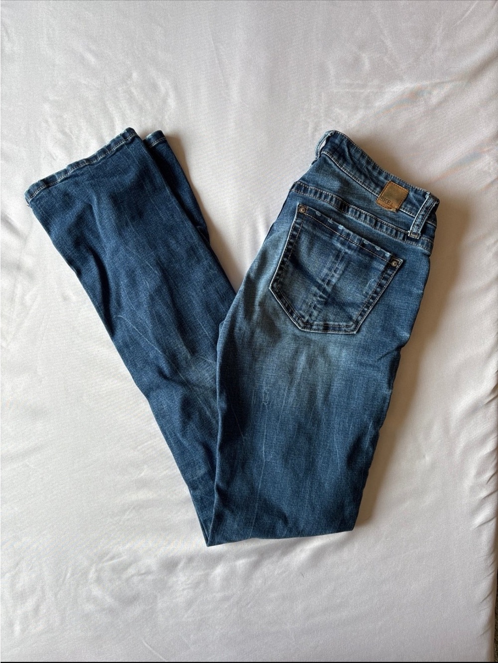 BKE Stella Women's Dark Blue Straight Leg Jeans